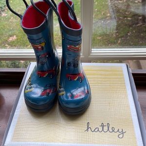 Hatley Baby Sz 6 Hot Rod Boots